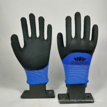 Lined Latex Foam Coated Protective Work Industrial Gloves